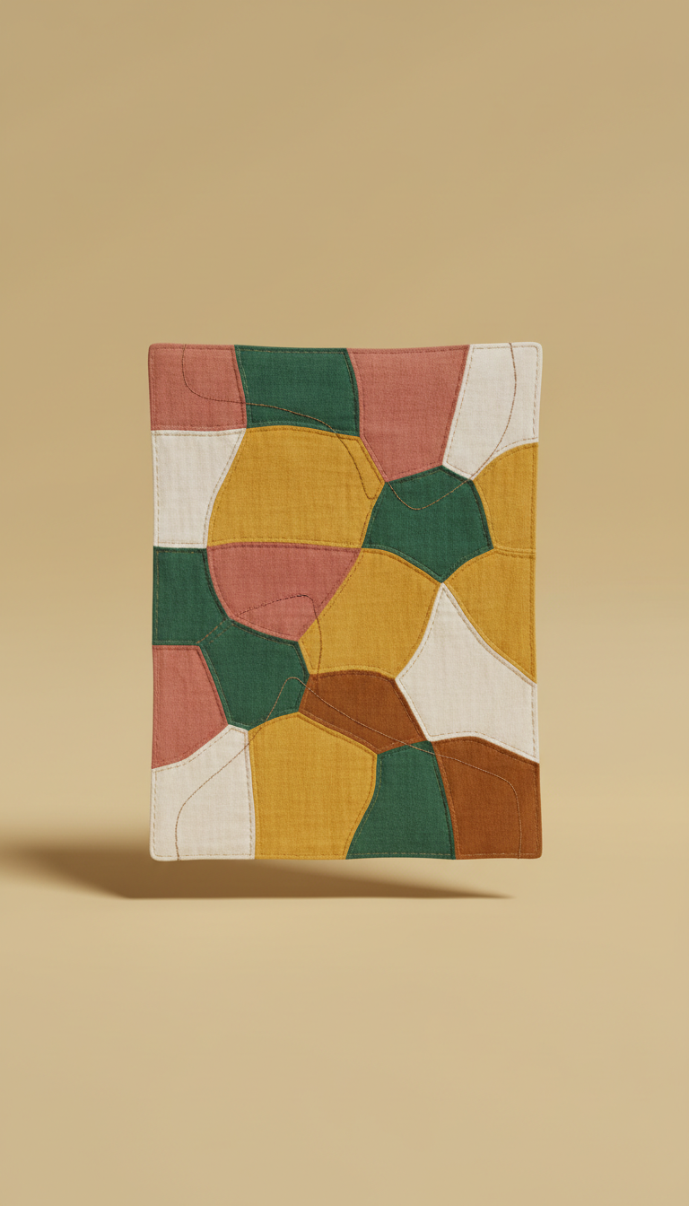 Patchwork Wall Hanging in Cotton